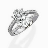 Split Shank Solitaire Engagement Ring