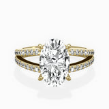 Split Shank Solitaire Engagement Ring