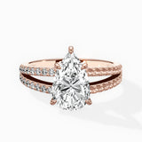 Split Shank Solitaire Engagement Ring