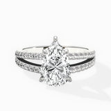Split Shank Solitaire Engagement Ring