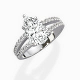 Split Shank Solitaire Engagement Ring