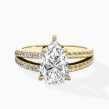 Split Shank Solitaire Engagement Ring