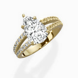 Split Shank Solitaire Engagement Ring