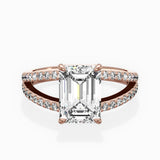 Split Shank Solitaire Engagement Ring