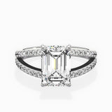 Split Shank Solitaire Engagement Ring