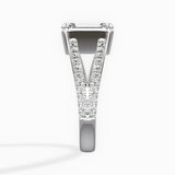 Split Shank Solitaire Engagement Ring