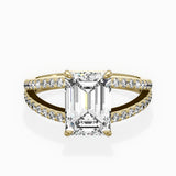 Split Shank Solitaire Engagement Ring