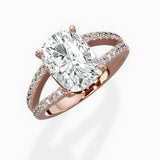 Split Shank Solitaire Engagement Ring
