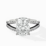 Split Shank Solitaire Engagement Ring