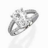Split Shank Solitaire Engagement Ring