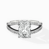 Split Shank Solitaire Engagement Ring