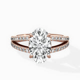 Split Shank Solitaire Engagement Ring