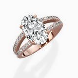 Split Shank Solitaire Engagement Ring