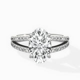 Split Shank Solitaire Engagement Ring