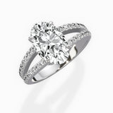 Split Shank Solitaire Engagement Ring