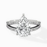 Split Shank Solitaire Engagement Ring