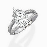 Split Shank Solitaire Engagement Ring