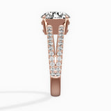 Split Shank Solitaire Engagement Ring