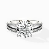 Split Shank Solitaire Engagement Ring