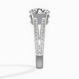 Split Shank Solitaire Engagement Ring