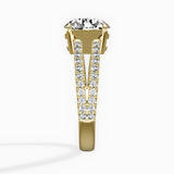 Split Shank Solitaire Engagement Ring