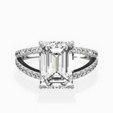 Split Shank Solitaire Engagement Ring