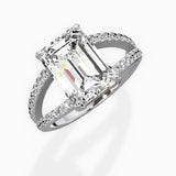 Split Shank Solitaire Engagement Ring