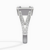 Split Shank Solitaire Engagement Ring