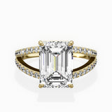 Split Shank Solitaire Engagement Ring