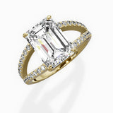 Split Shank Solitaire Engagement Ring