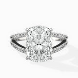 Split Shank Solitaire Engagement Ring