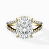 Split Shank Solitaire Engagement Ring
