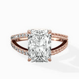 Split Shank Solitaire Engagement Ring