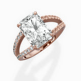 Split Shank Solitaire Engagement Ring
