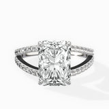 Split Shank Solitaire Engagement Ring