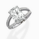 Split Shank Solitaire Engagement Ring