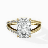 Split Shank Solitaire Engagement Ring