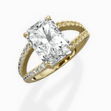 Split Shank Solitaire Engagement Ring