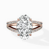 Split Shank Solitaire Engagement Ring