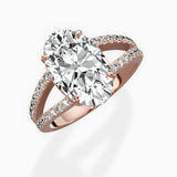 Split Shank Solitaire Engagement Ring