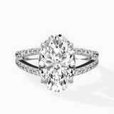 Split Shank Solitaire Engagement Ring