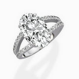 Split Shank Solitaire Engagement Ring