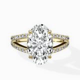 Split Shank Solitaire Engagement Ring