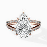Split Shank Solitaire Engagement Ring