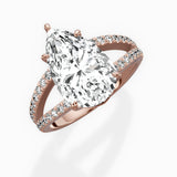 Split Shank Solitaire Engagement Ring