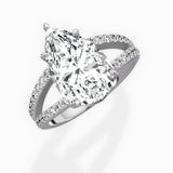 Split Shank Solitaire Engagement Ring