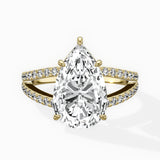 Split Shank Solitaire Engagement Ring