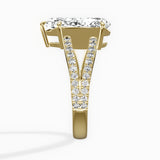 Split Shank Solitaire Engagement Ring