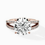 Split Shank Solitaire Engagement Ring