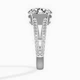 Split Shank Solitaire Engagement Ring
